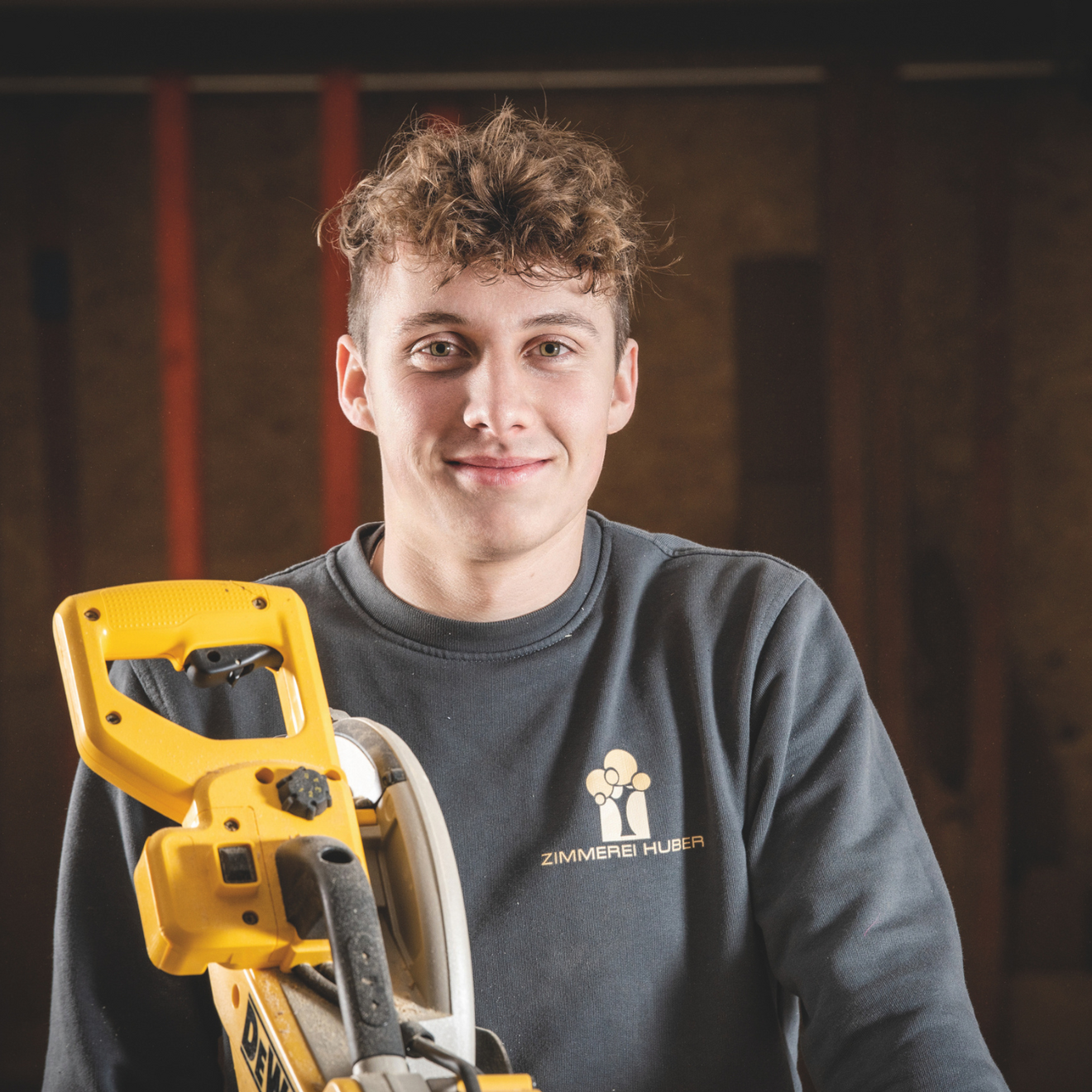 Peter Zell von der Zimmerei Huber.